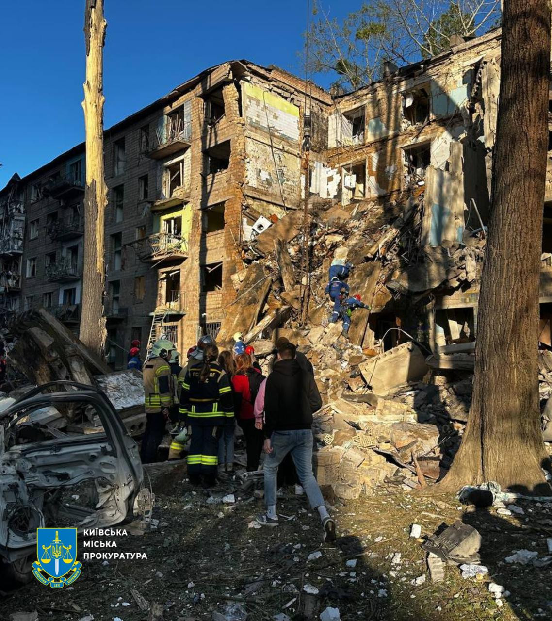 Six dead, more than 16 victims - in Kiev record the effects of the attack on the capital