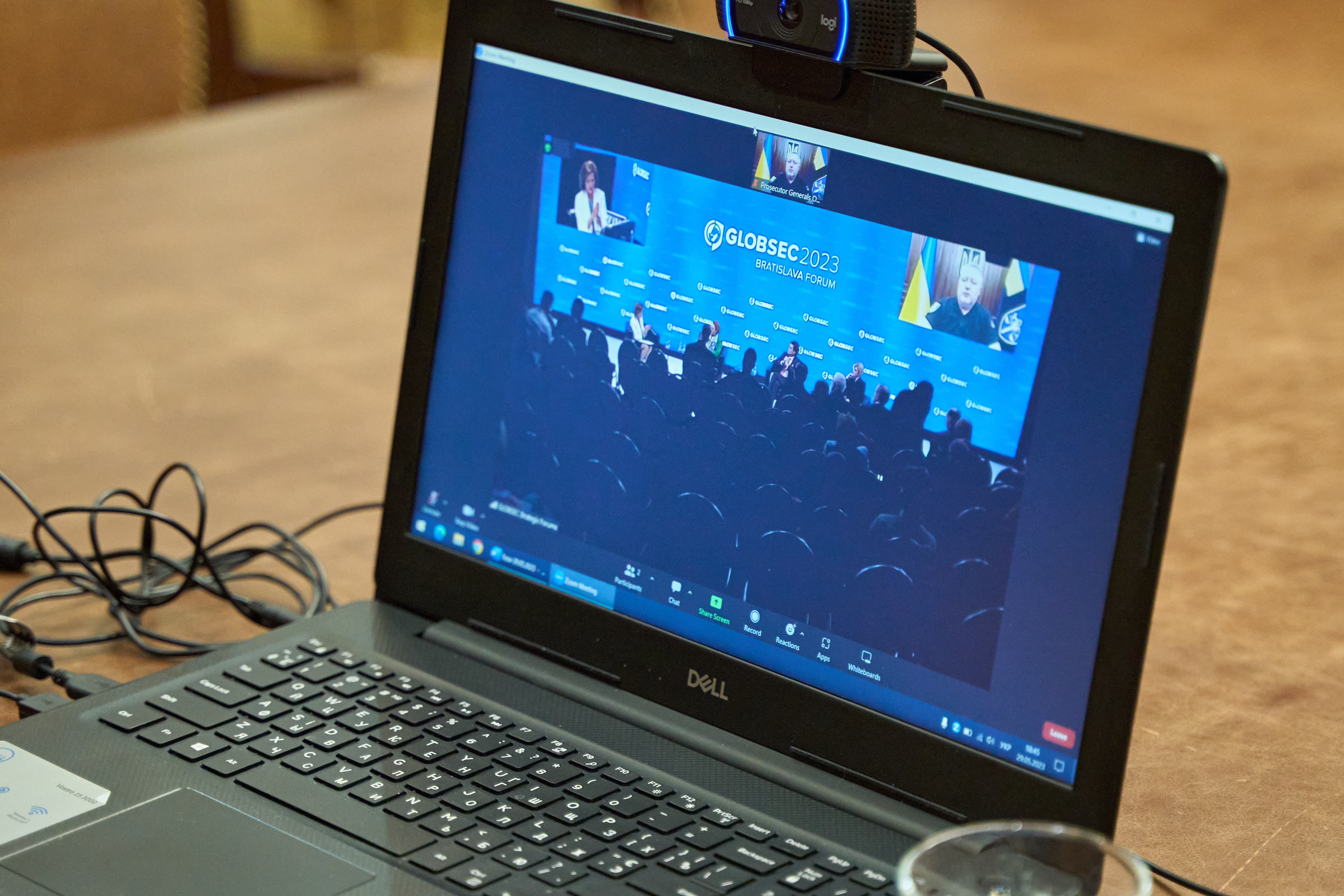 Андрій Костін онлайн взяв участь у безпековому форумі GLOBSEC у Братиславі