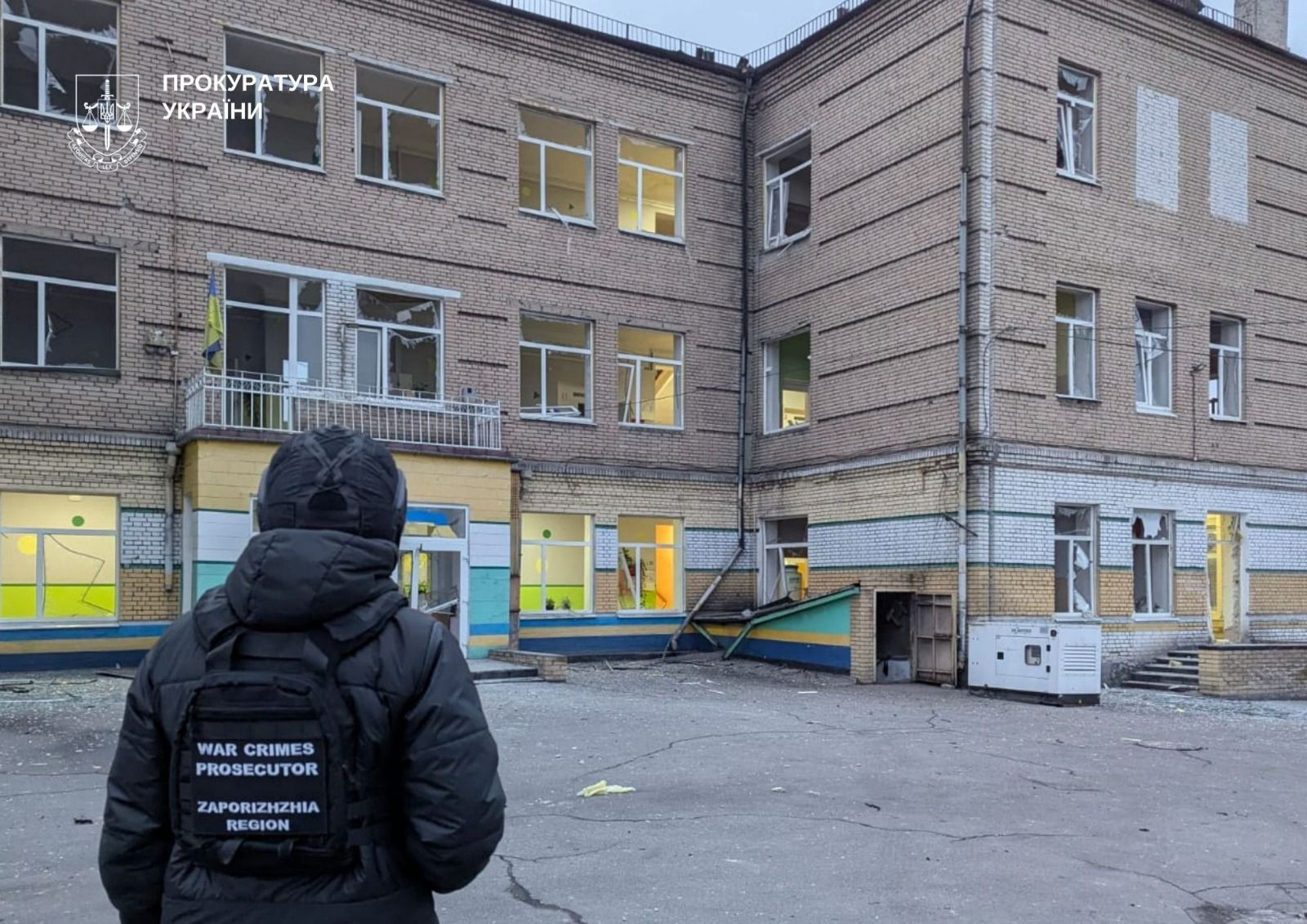 Prosecutors document the effects of enemy night attacks