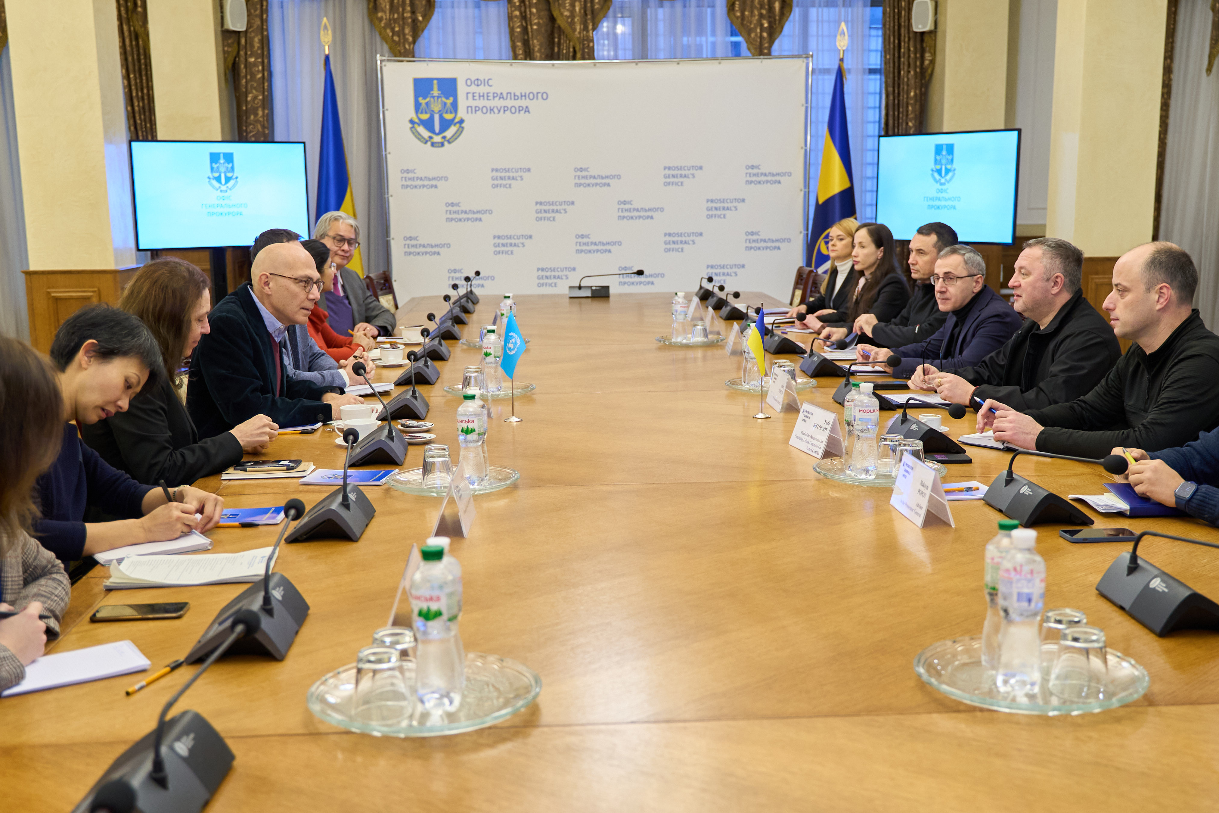 Андрій Костін зустрівся з Верховним комісаром ООН з прав людини Волкером Тюрком та Головою моніторингової місії ООН з прав людини в Україні Матільдою Богнер