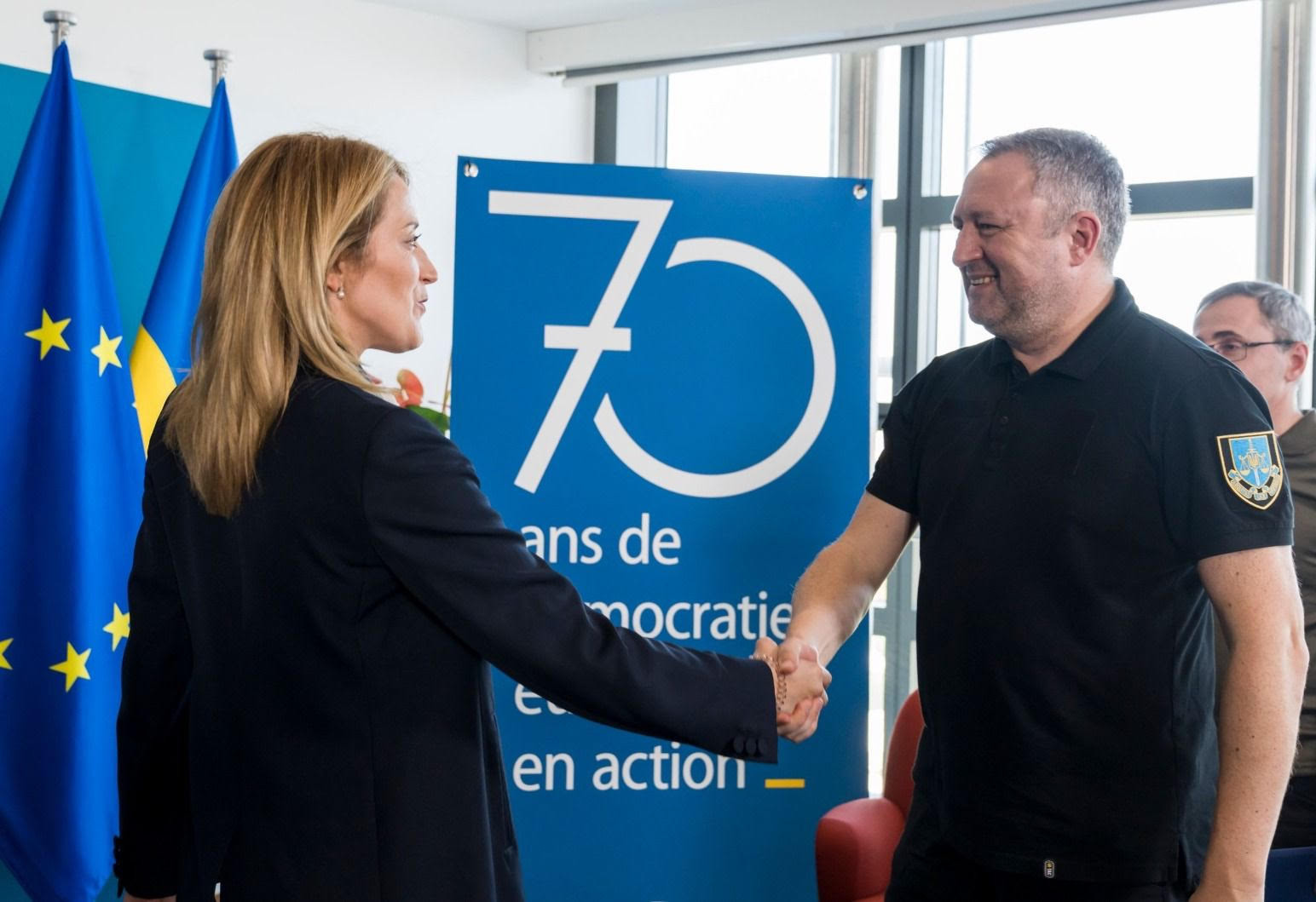 Генпрокурор Андрій Костін зустрівся з Головою Європарламенту Робертою Мецолою