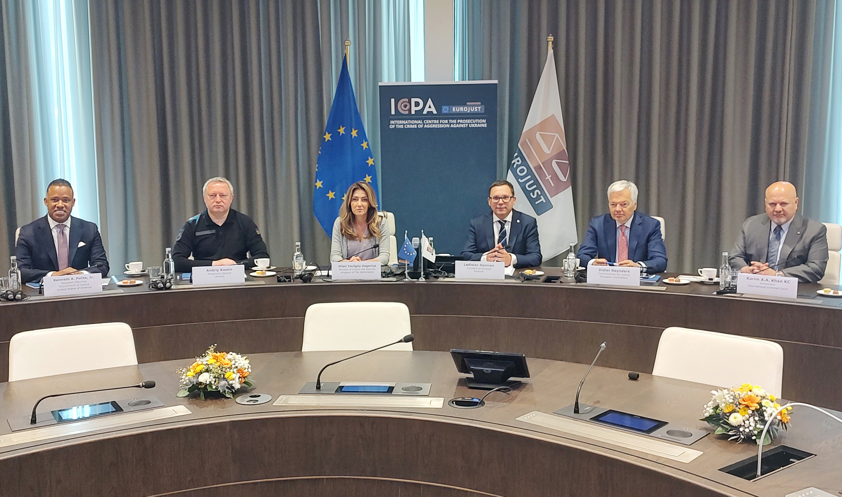 Андрій Костін на пресконференції у Гаазі щодо початку роботи ICPA