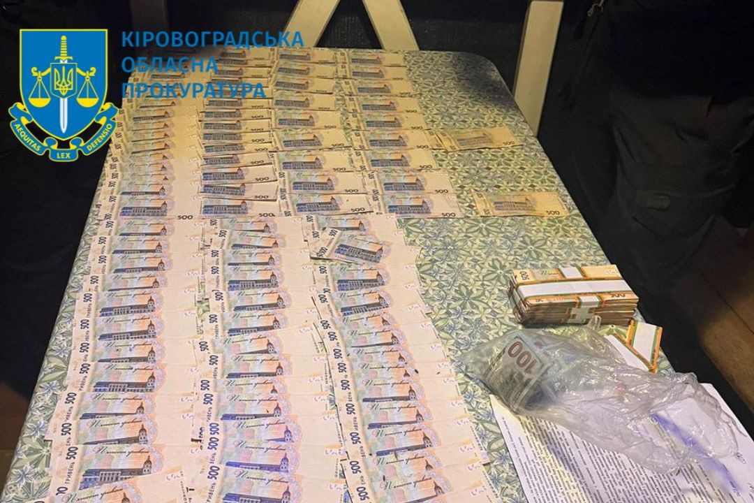 Пів мільйона гривень хабара за виділення землі – на Кіровоградщині повідомлено про підозру голові ОТГ