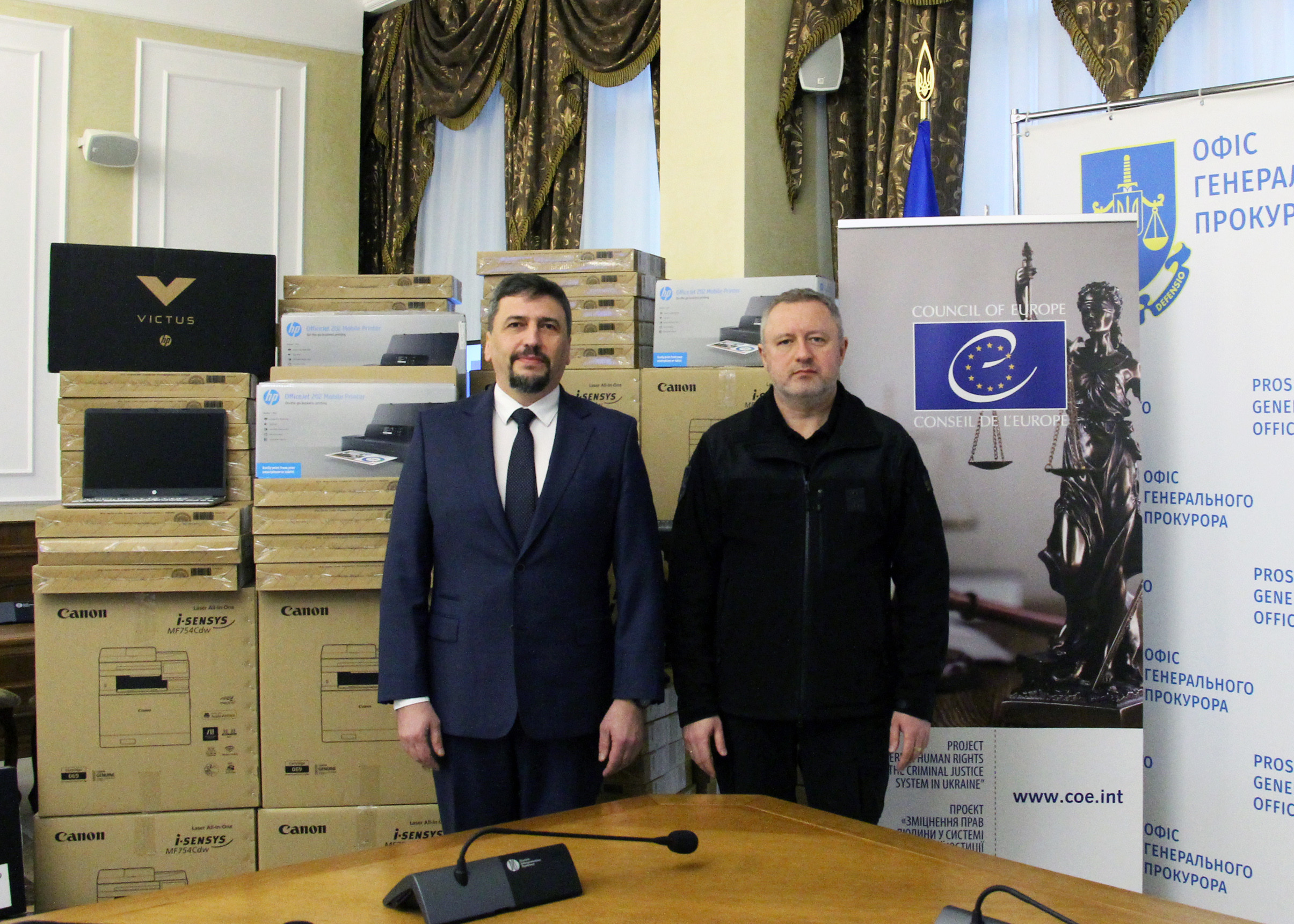 Рада Європи передала техніку для підрозділів Офісу Генпрокурора