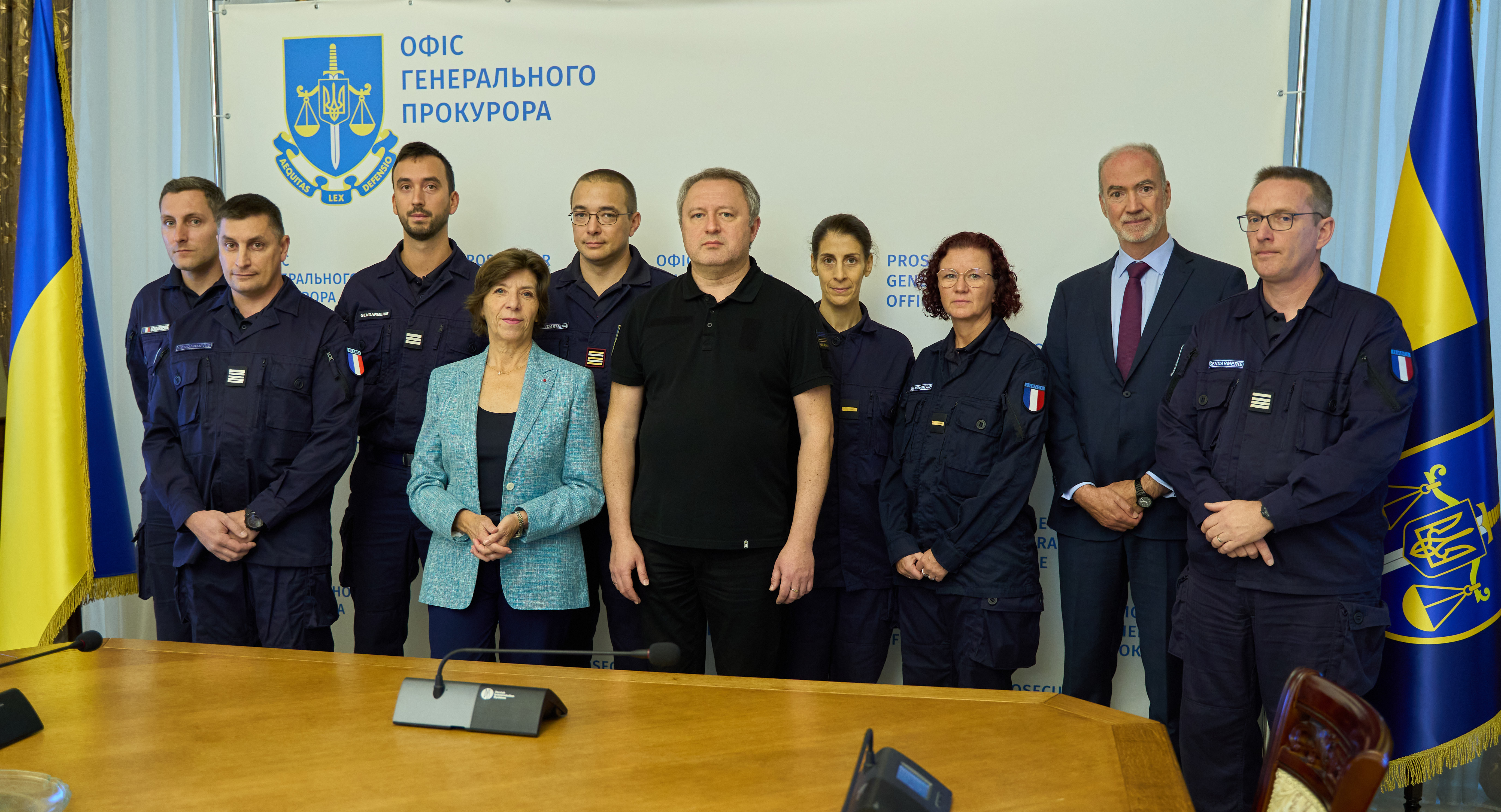 Андрій Костін привітав в Україні Міністра закордонних справ Французької Республіки Катрін Колонну та місію експертів Національної жандармерії Франції, які працюватимуть на деокупованій території Харківщини