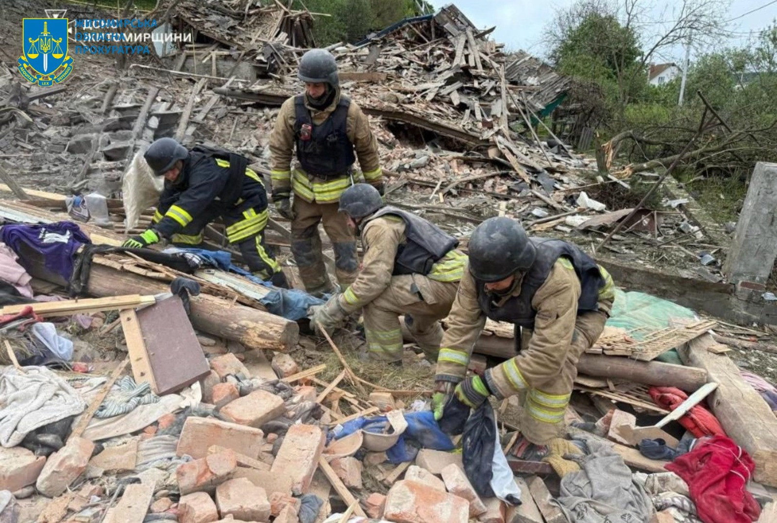 Розпочато провадження за фактом масованого обстрілу Житомирщини – загинуло троє дітей, ще 12 людей травмовані