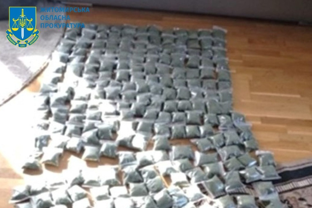 На Житомирщині чоловіка засуджено до 9 років ув’язнення за збут наркотиків, незаконне зберігання зброї і бурштину