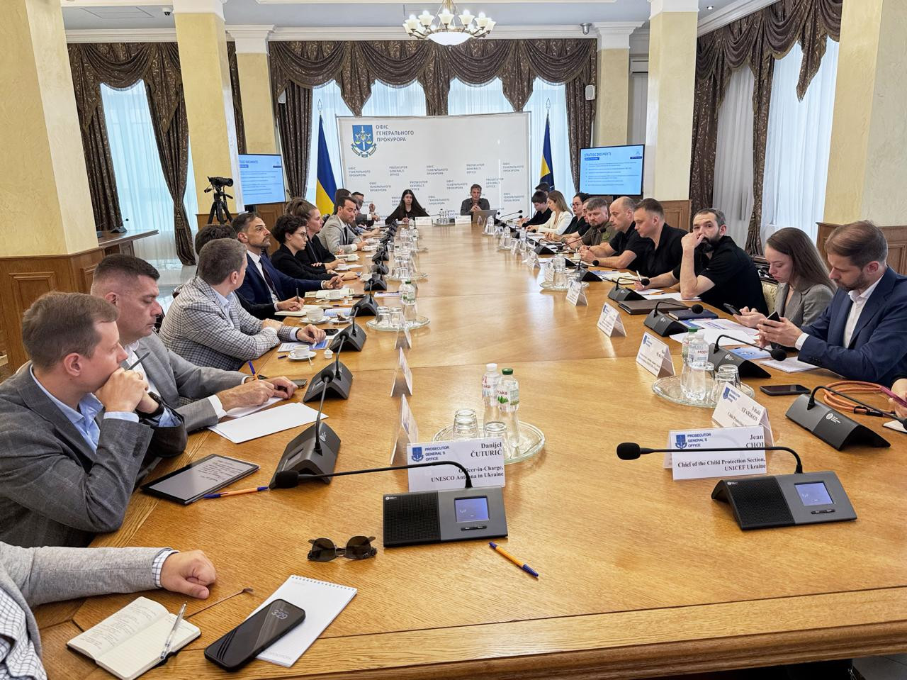 The Office of the Prosecutor General outlined the extent of Russian crimes at a meeting with international partners
