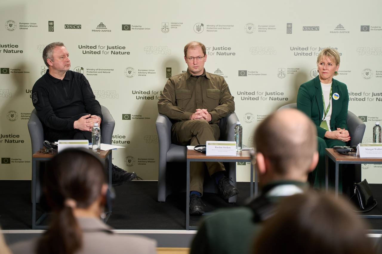 Пресконференція Андрія Костіна на полях конференції United for Justice. United for Nature