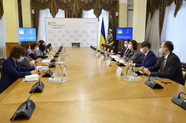 20.10.2020 Генеральний прокурор Ірина Венедіктова зустрілася з представниками Ради Європи