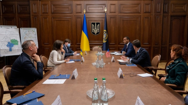 11.10.2021 Ірина Венедіктова під час зустрічі з представниками USAID: В основі змін правосуддя мають бути довіра до системи та доступ до неї