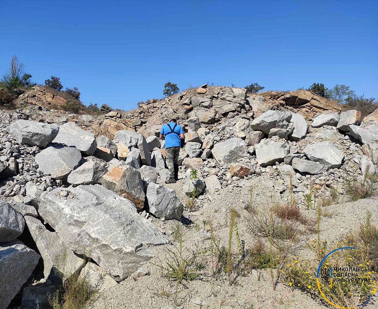 Незаконний видобуток граніту на 273 млн грн на Миколаївщині – підозрюють ексдиректора держпідприємства (ФОТО)