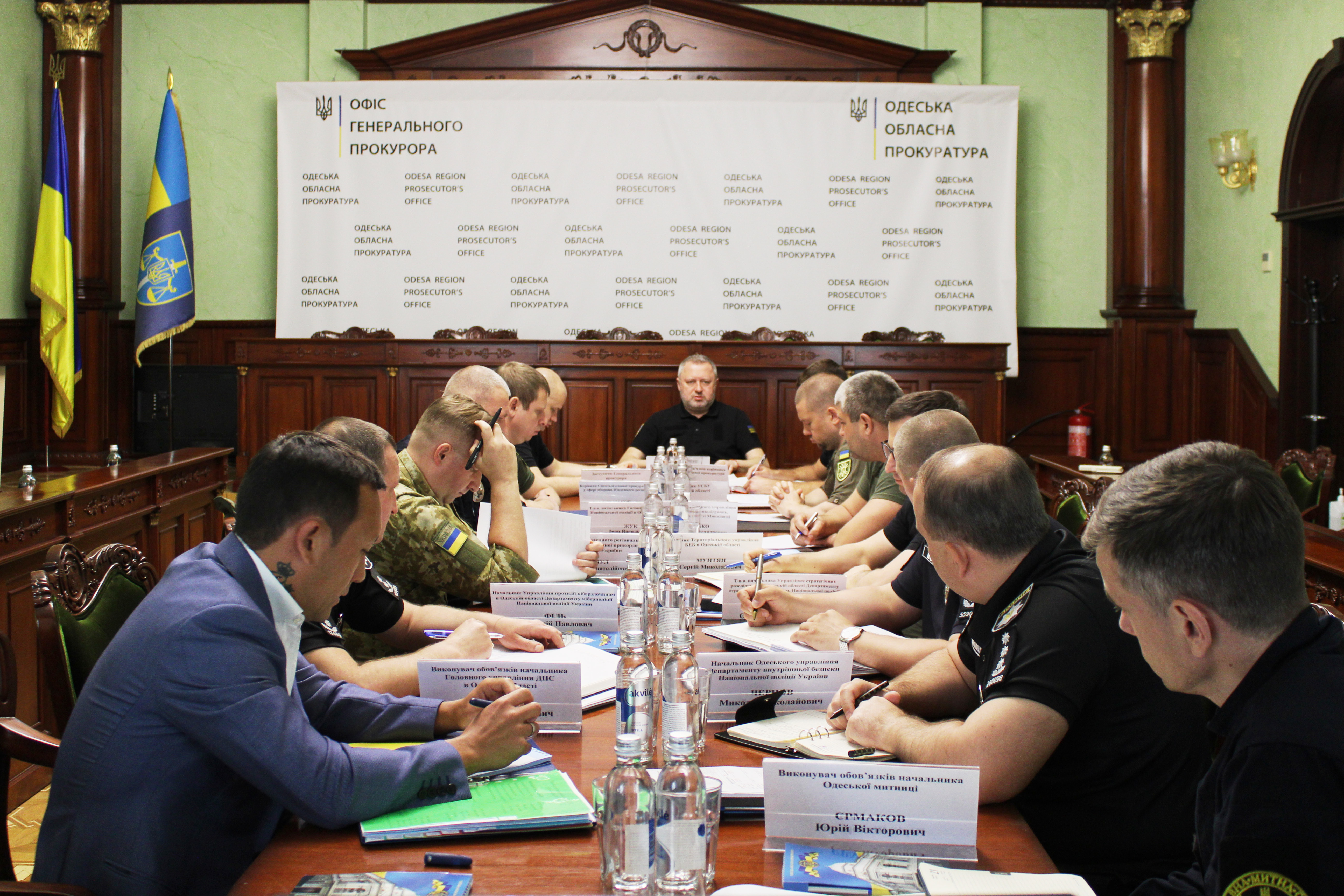 Андрій Костін провів нараду з правоохоронцями Одещини