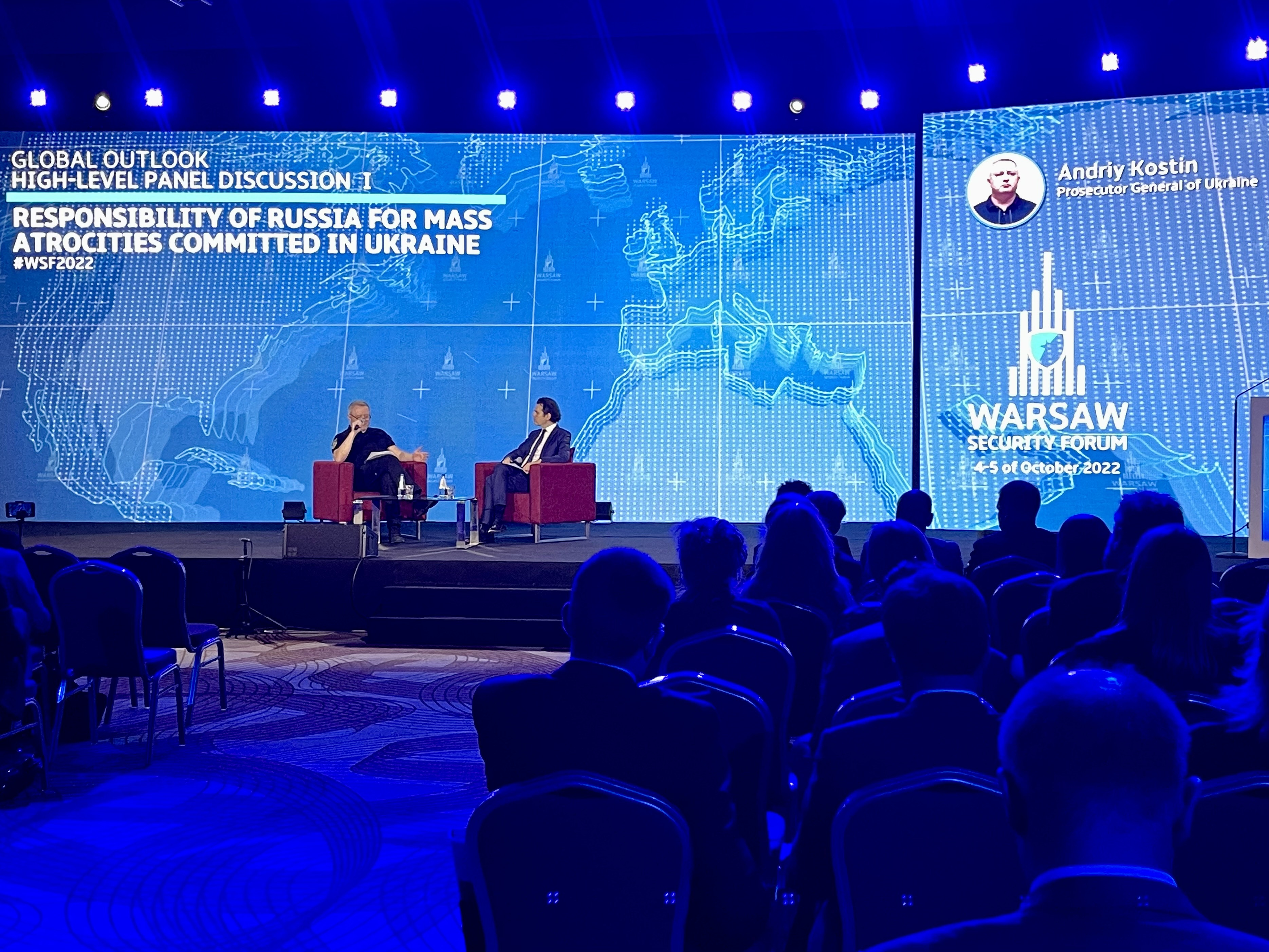 Андрій Костін виступив на Варшавському безпековому форумі