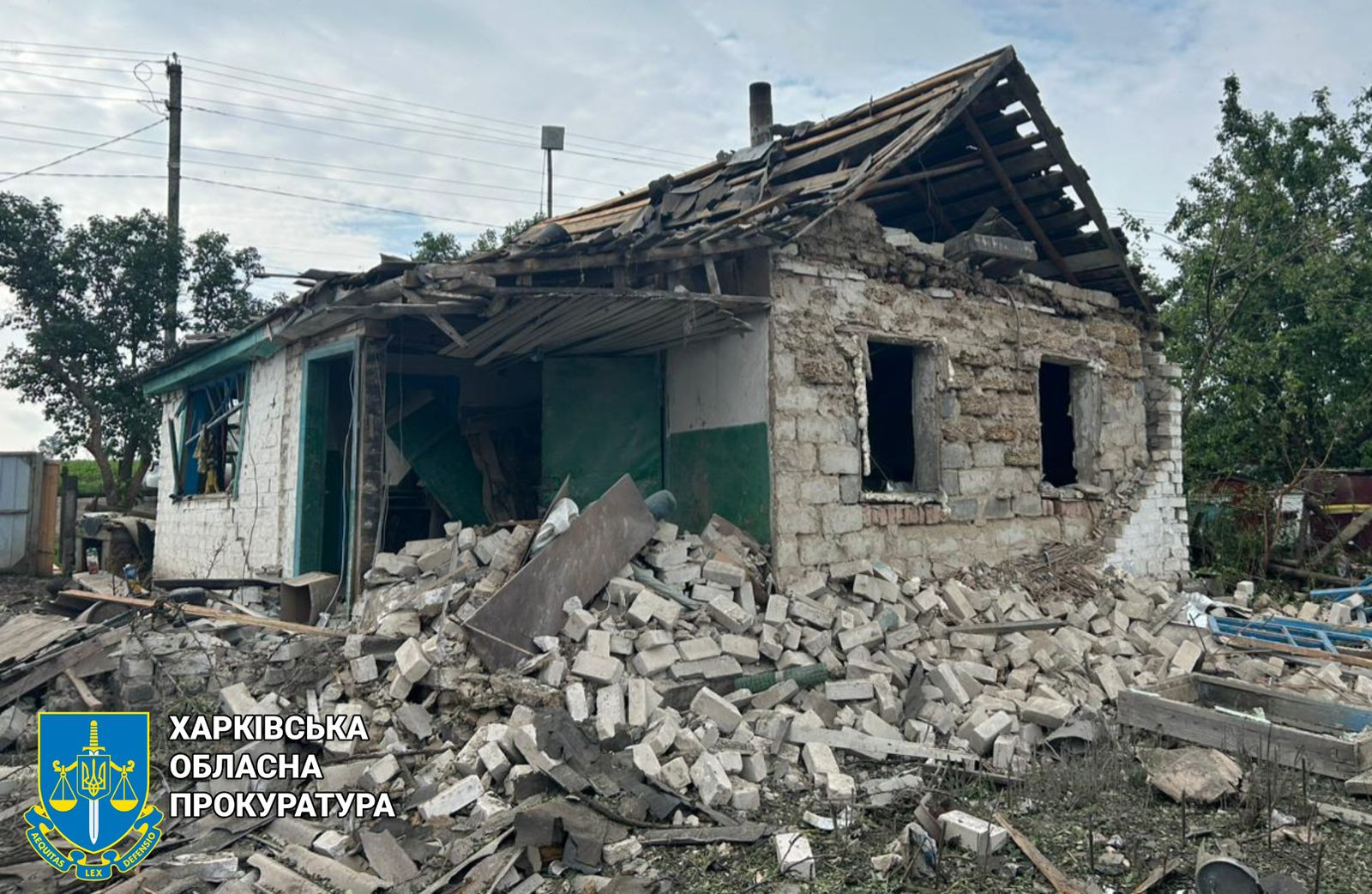 Внаслідок ворожих ударів по Харківщині постраждав мирний мешканець – розпочато провадження