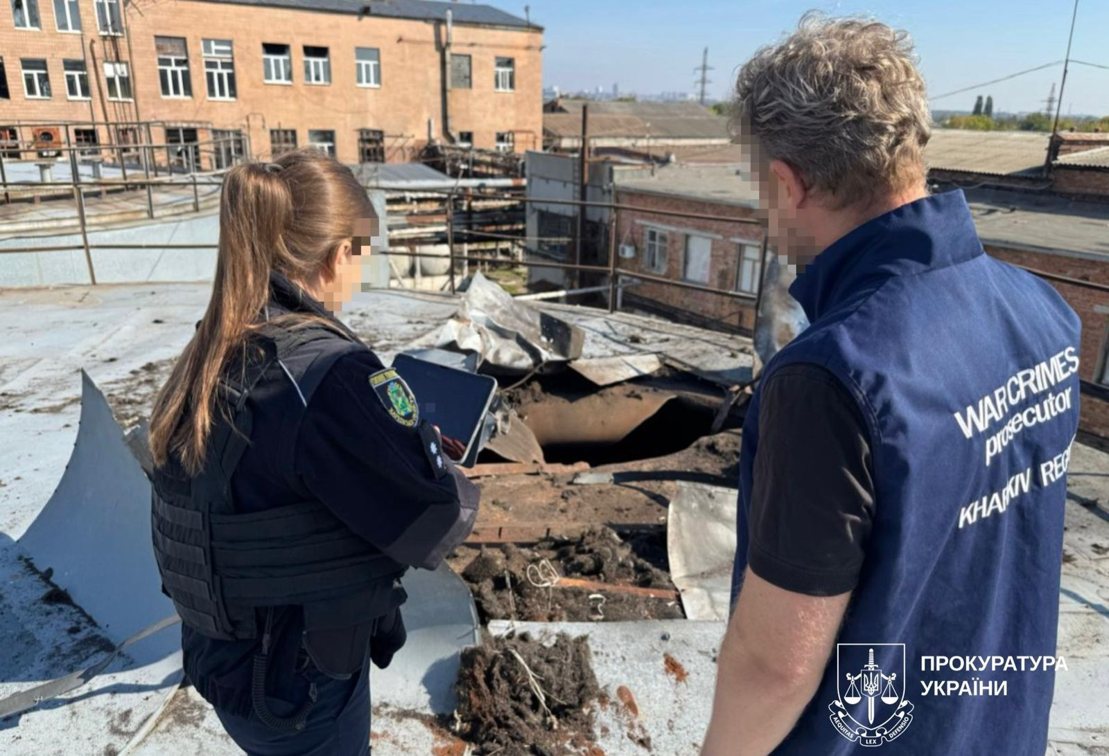 The blow of Russian UAV on Kharkiv on September 18: Law enforcement officers recorded the consequences